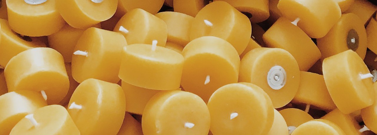 Beeswax candles