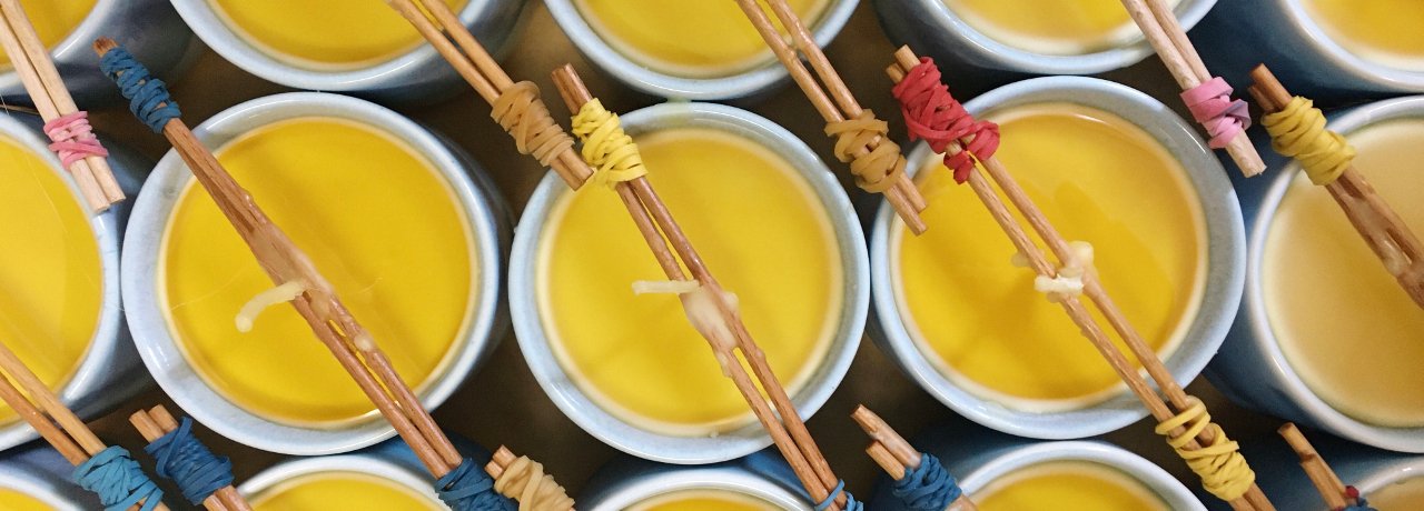beeswax candle