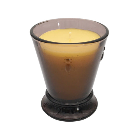 Beeswax Candle Purple Bee