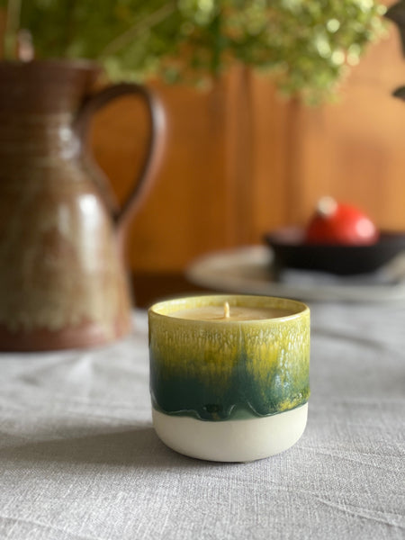 Beeswax Candle Sip Cup Green