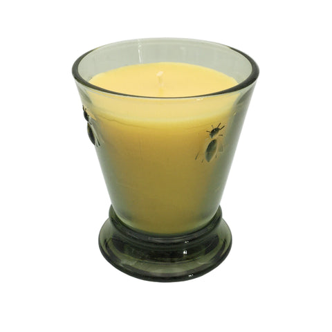 Beeswax Candle Green Bee