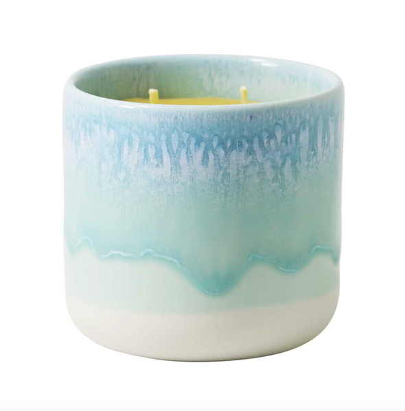 Beeswax Candle Quench Cup Blue