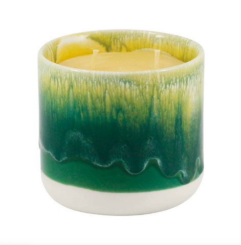 Beeswax Candle Quench Cup Green