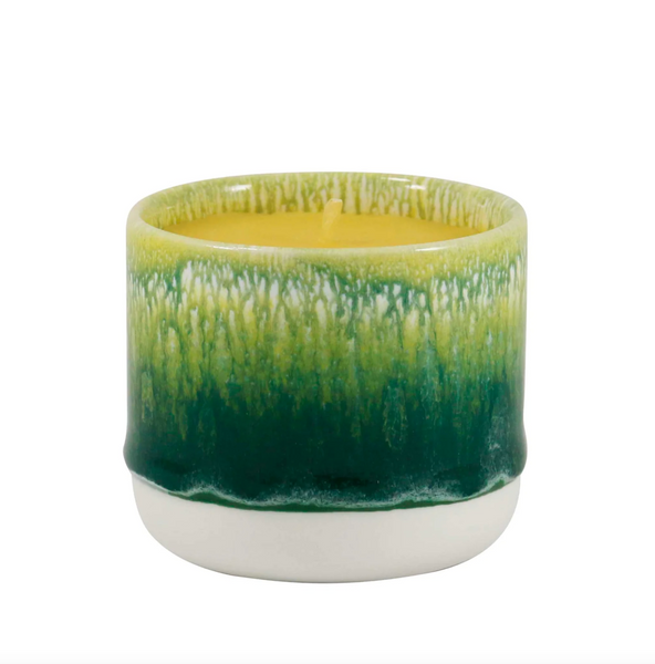 Beeswax Candle Sip Cup Green