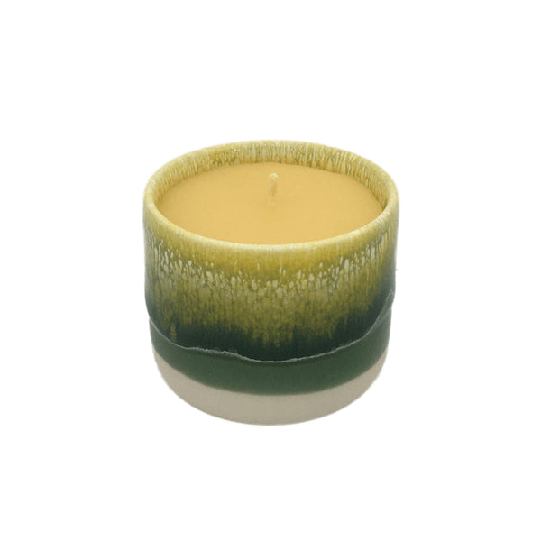 Beeswax Candle Sip Cup Green